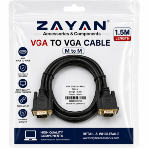 VGA-M to VGA-M CABLE 1.5 Mtr