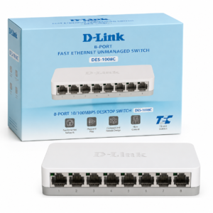 DLINK 8PORT SWITCH DES-1008