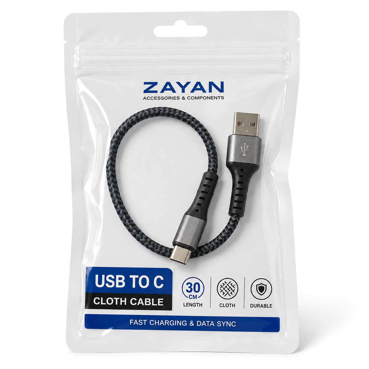 USB TO C SHORT CABLE