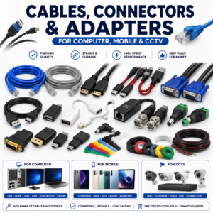 Cables, Connectors & Adapters