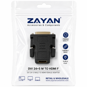 DVI 24+5-M to HDMI-F ADAPTOR