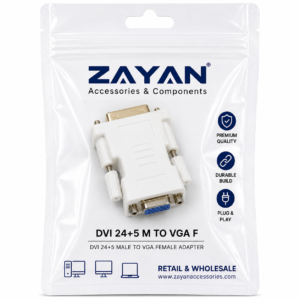 DVI-M 24+5 TO VGA-F ADAPTOR