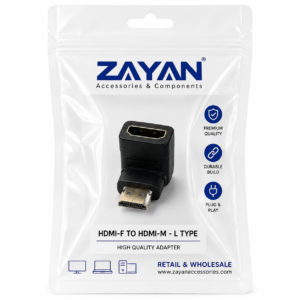 HDMI-M TO HDMI-F L- ADAPTOR