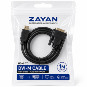 HDMI-M to DVI-M 24+1 Cable