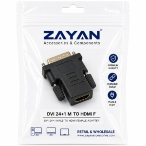 DVI-M (24+1) TO HDMI-F ADAPTOR