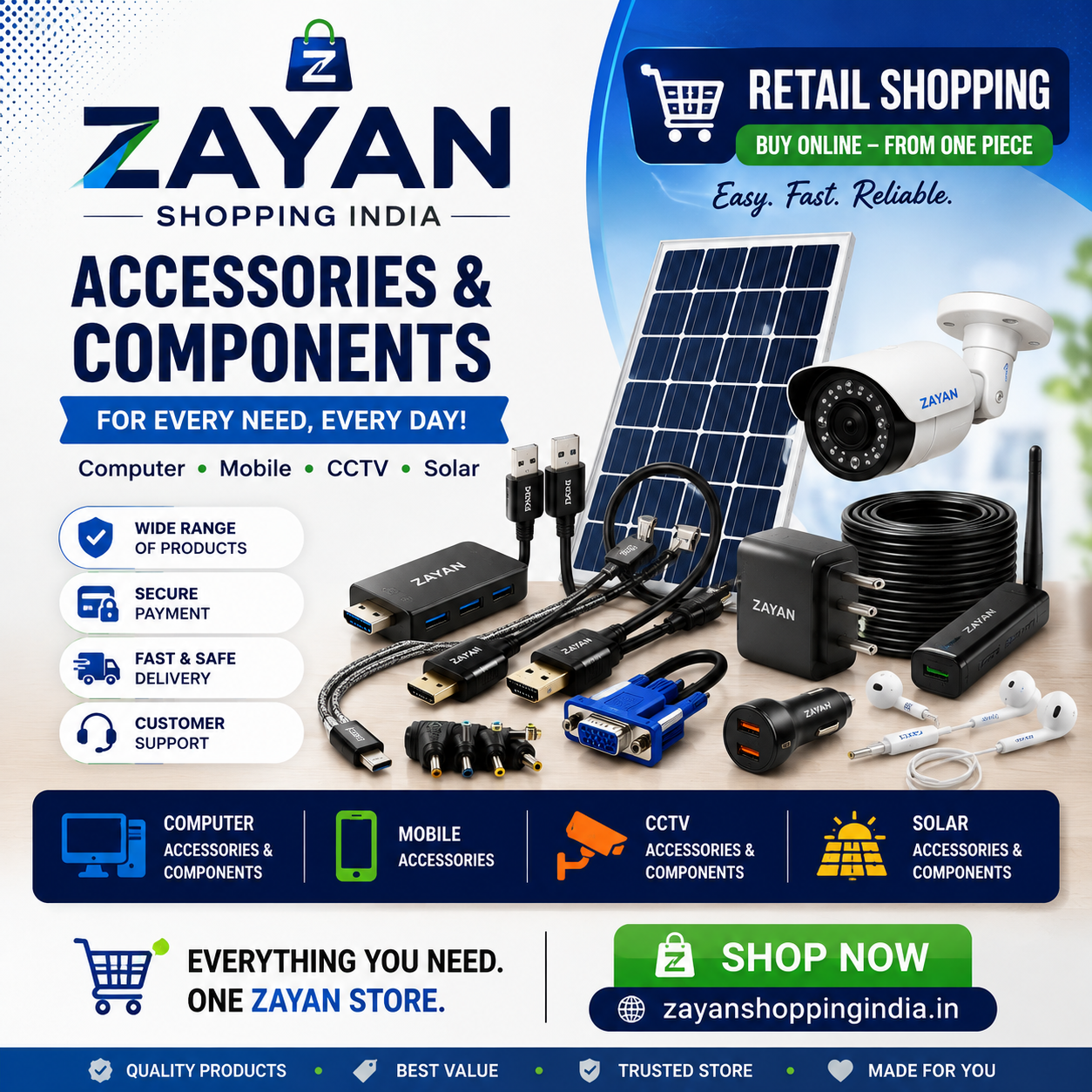 ZAYAN ACCESSORIES & COMPONENTS