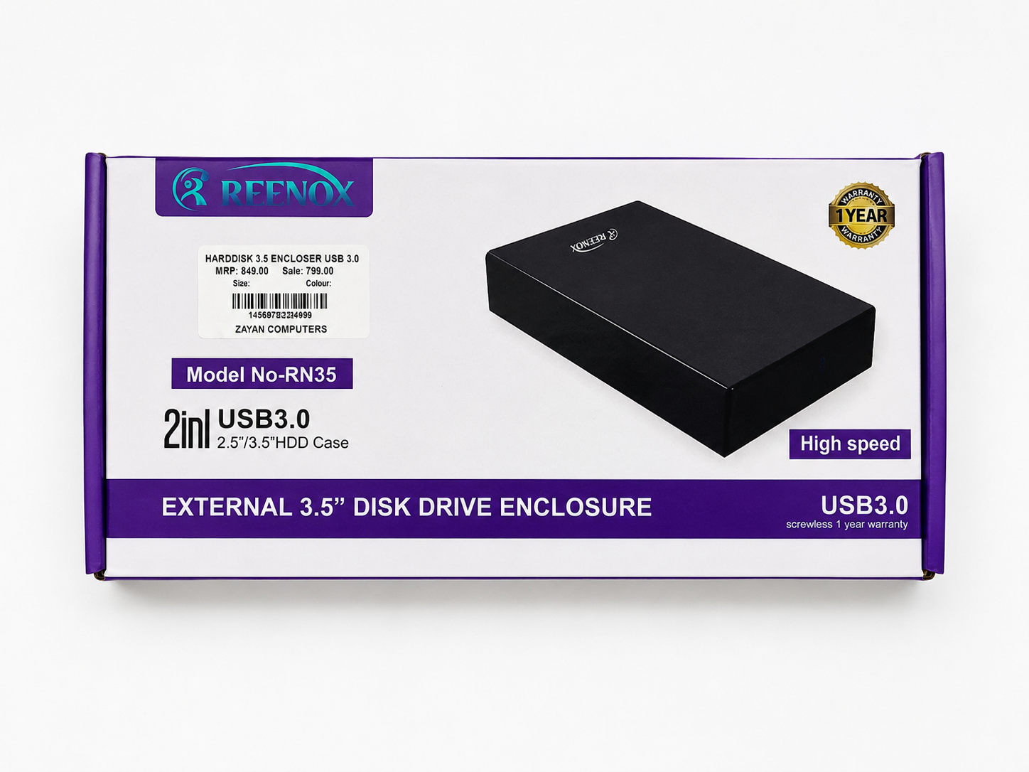 REENOX 3.5 HDD ENCLOSER